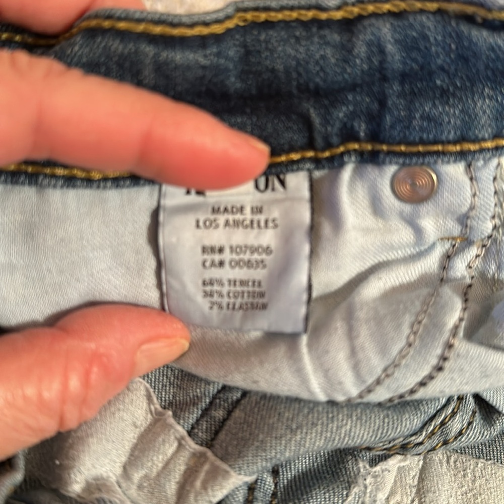 Hudson cropped cuffed jeans - Picture 3 of 4